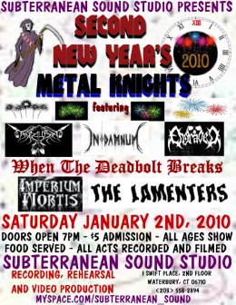 Subterranean Sound Second New Year's Metal Knights